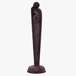 3d dad son statue model