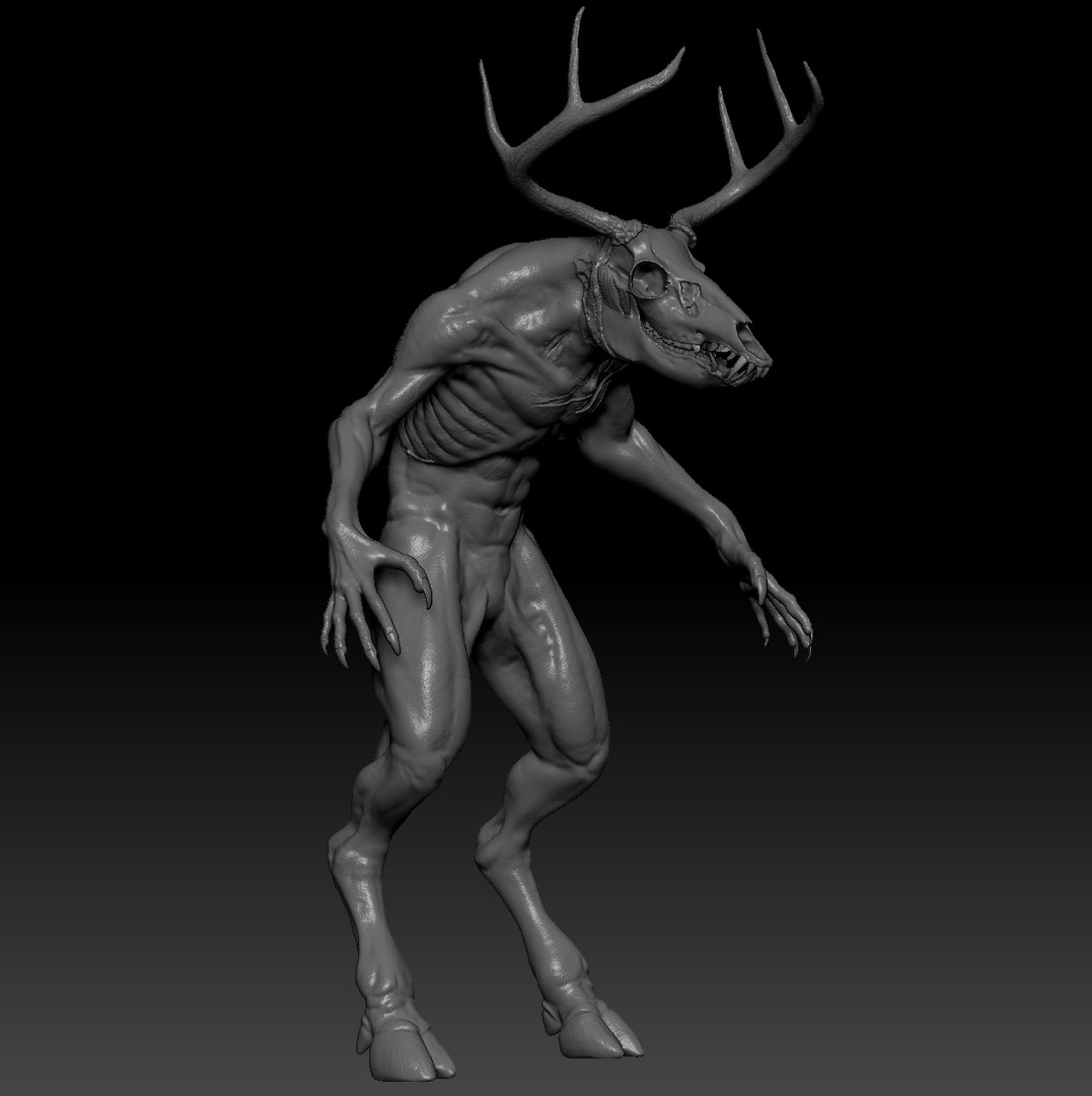 Wendigo Creature Sculpt 3D Model - TurboSquid 1819097