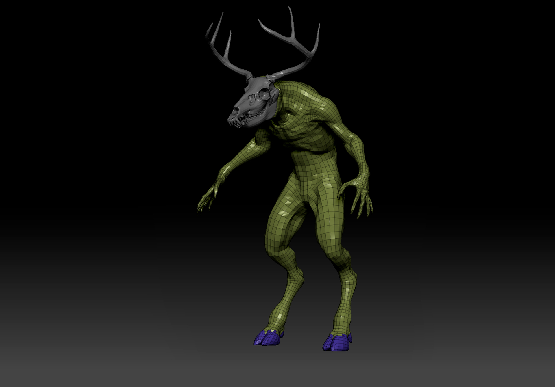 Wendigo Creature Sculpt 3D model - TurboSquid 1819097