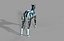 3D robot doberman