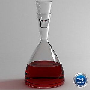 decanter wine 3d model