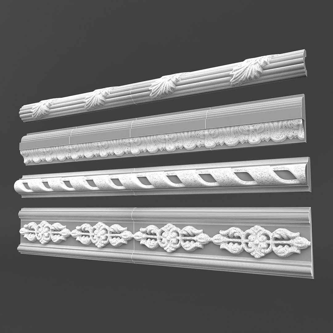 3D Classic Ceiling Pattern 08 - TurboSquid 1517162