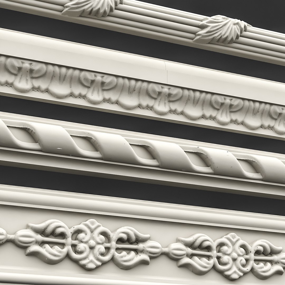 3D Classic Ceiling Pattern 08 - TurboSquid 1517162