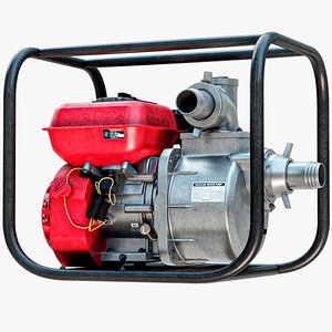 3D model Gasoline Engine Water Pump PBR
