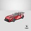 3D F1 Safety Car 2023 Mercedes AMG GT Black Series C 190