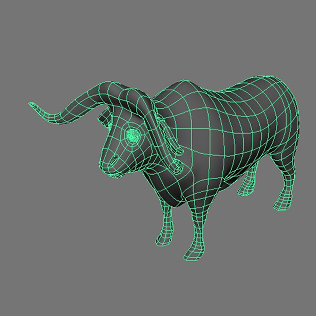 3D Bull model - TurboSquid 1775244