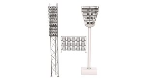 3D Stadium Lights