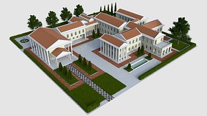Mediterranean House Complex 02 model