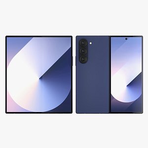 3D Samsung Galaxy Z Fold6 Navy