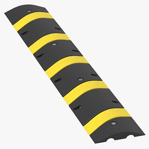 Speed Bump Rubber Clean and Dirty 3D model
