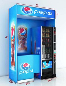 3dsmax kiosk pepsi