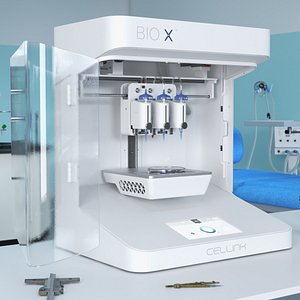 3D Bioprinter Cellink BIO X Rigged