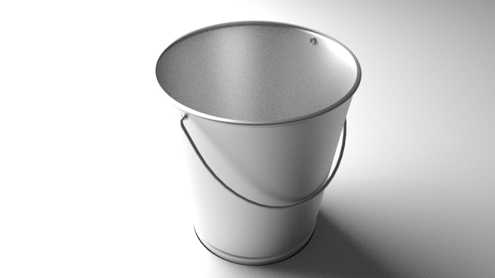 Bucket Steel 3D Model - TurboSquid 1467261