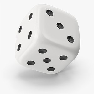 Black  White Dice 3D
