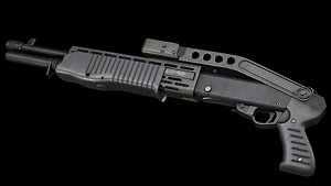 3D SPAS 12 AAA Game Ready PBR Low-poly 3D model