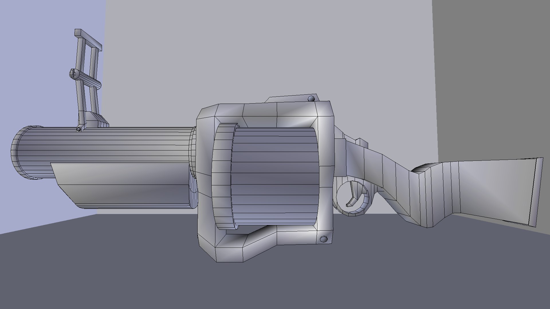 Grenade Launcher Cartoon Weapon Model TurboSquid 1278508