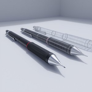 3D technical pencil model