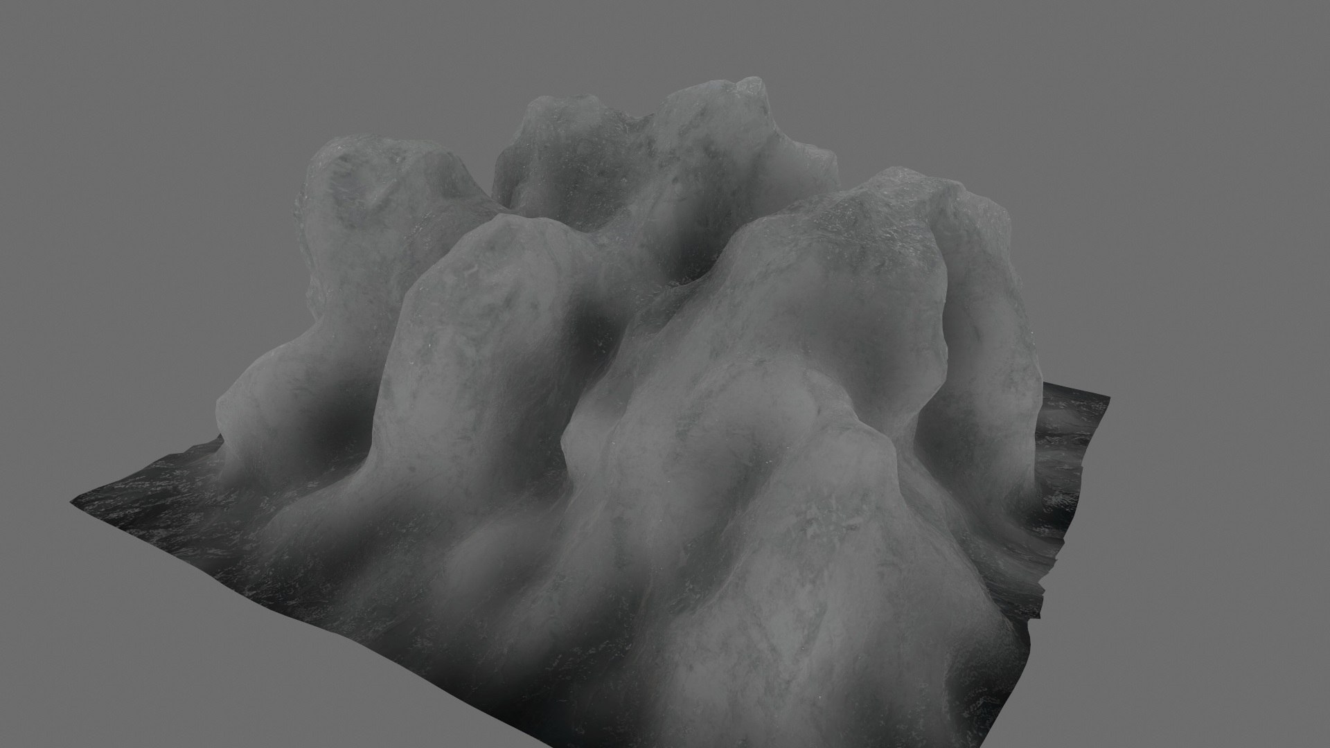 Ice snow model - TurboSquid 1177407