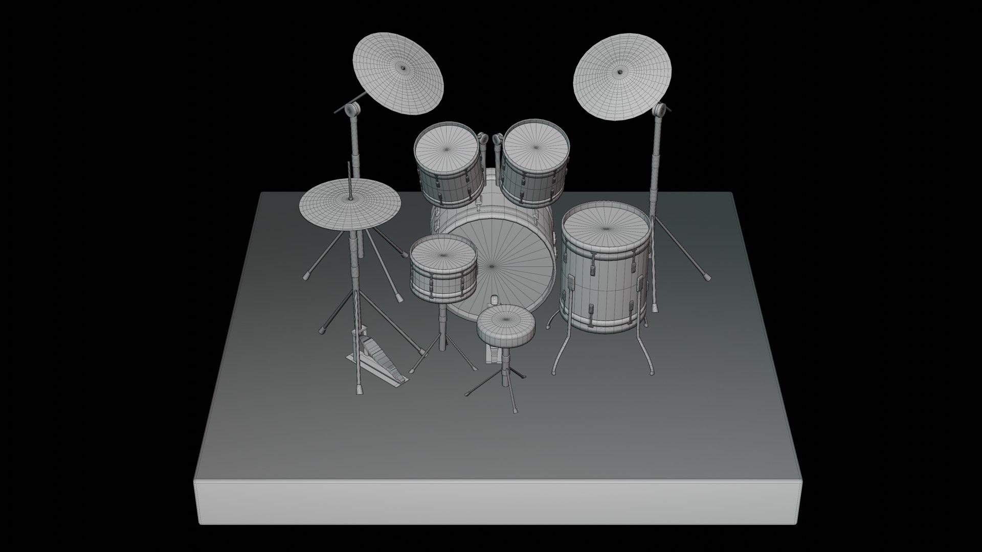 DrumKit 3D Model - TurboSquid 2063874