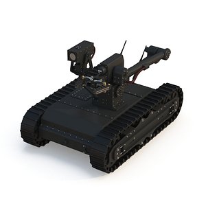 military army robot 2 3D model