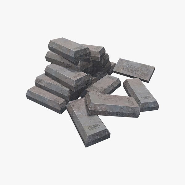 modelo 3d Lingotes de hierro medievales - TurboSquid 2320873