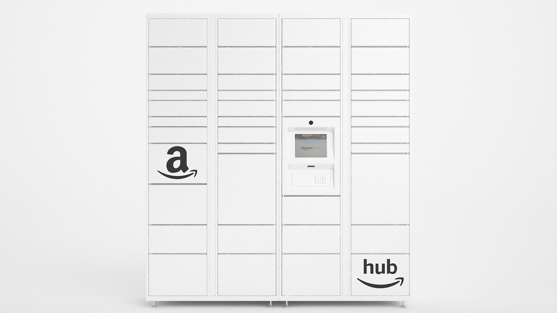 3D Amazon Delivery Lockers - TurboSquid 1439915