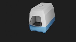 Lowpoly Cat Litter Box