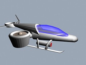 3d helicopter model