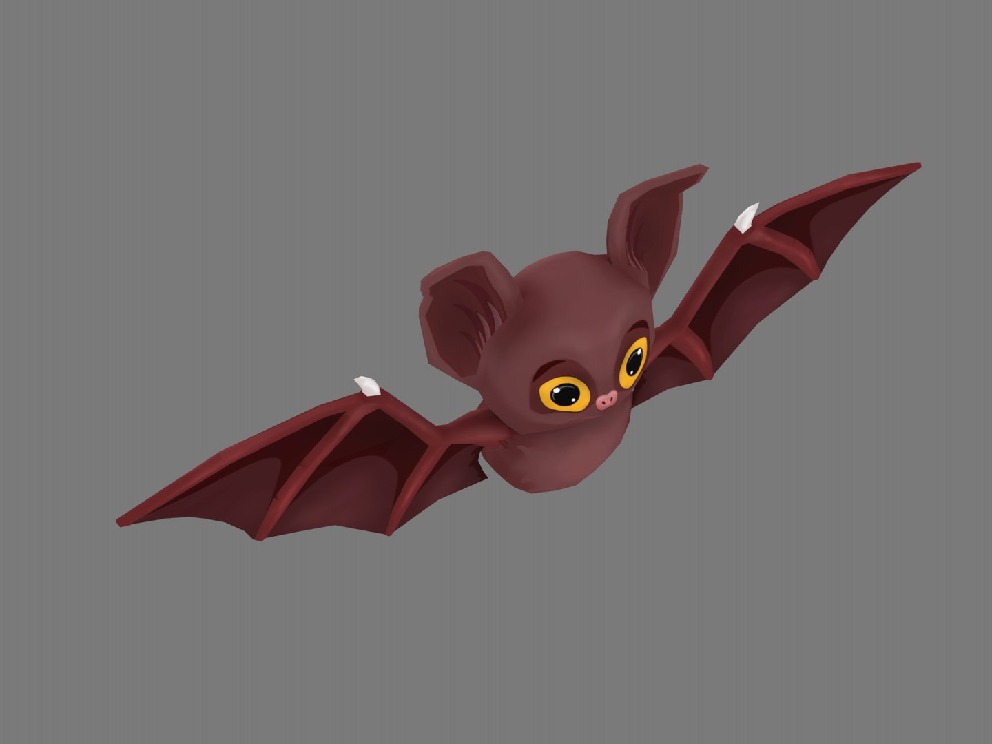 3D cartoon bat - TurboSquid 1341042