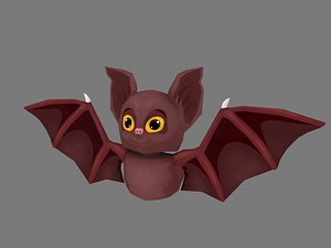 Cartoon Brown Bat