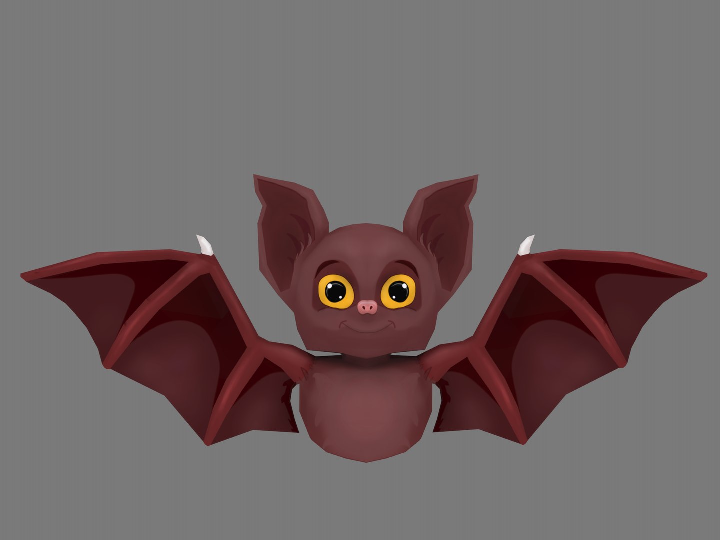 3D cartoon bat - TurboSquid 1341042