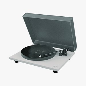 3D Turntable in Matt White