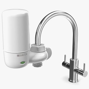 Faucet Mount Filter Brita on Kitchen Mixer