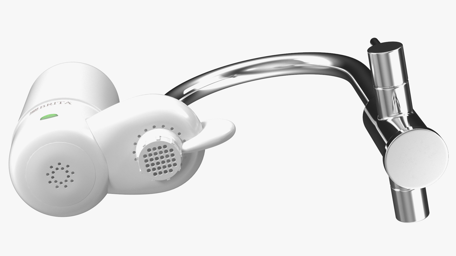 Faucet Mount Filter Brita on Kitchen Mixer 3D model TurboSquid 2027962
