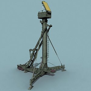 SA-10/20/21 engagement radar mounted on 40V6M mast