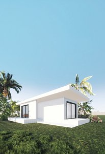 3D Bungalow model 03