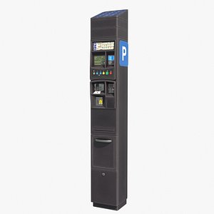 3D Parking Meter model