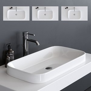 meg11 washbasin 5453 5452 3D model