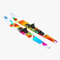 Waterskis Generic 3D Model