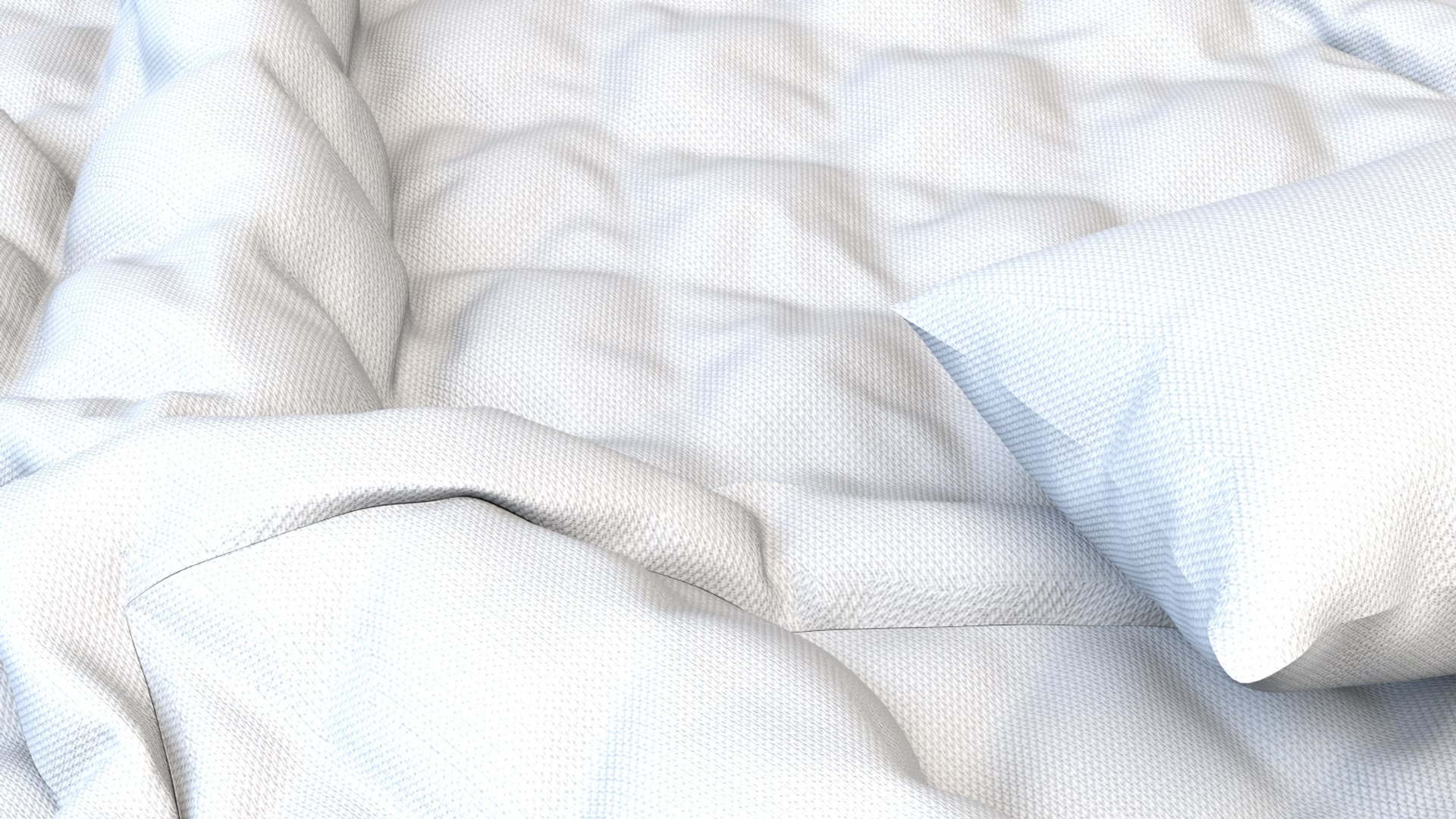 3D Duvet Pillows Marvelous Designer Model TurboSquid 1581582