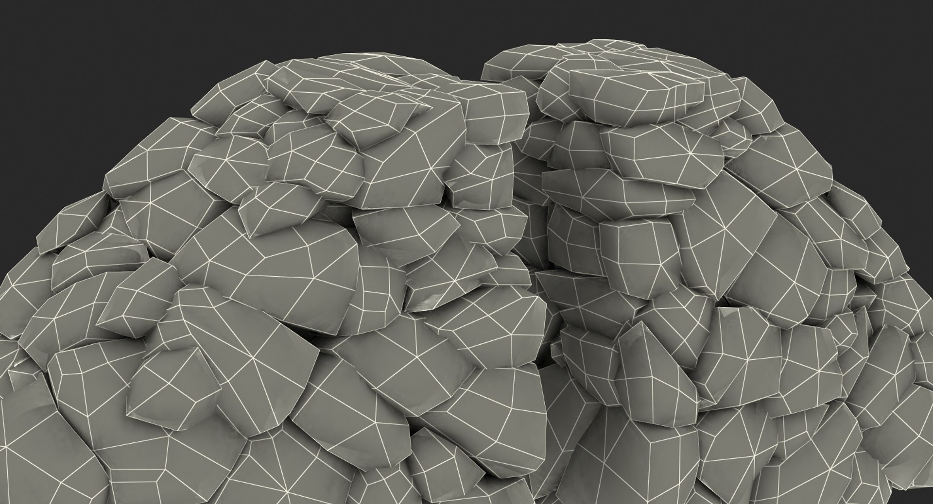 Stone wall end segment 3D model - TurboSquid 1408612