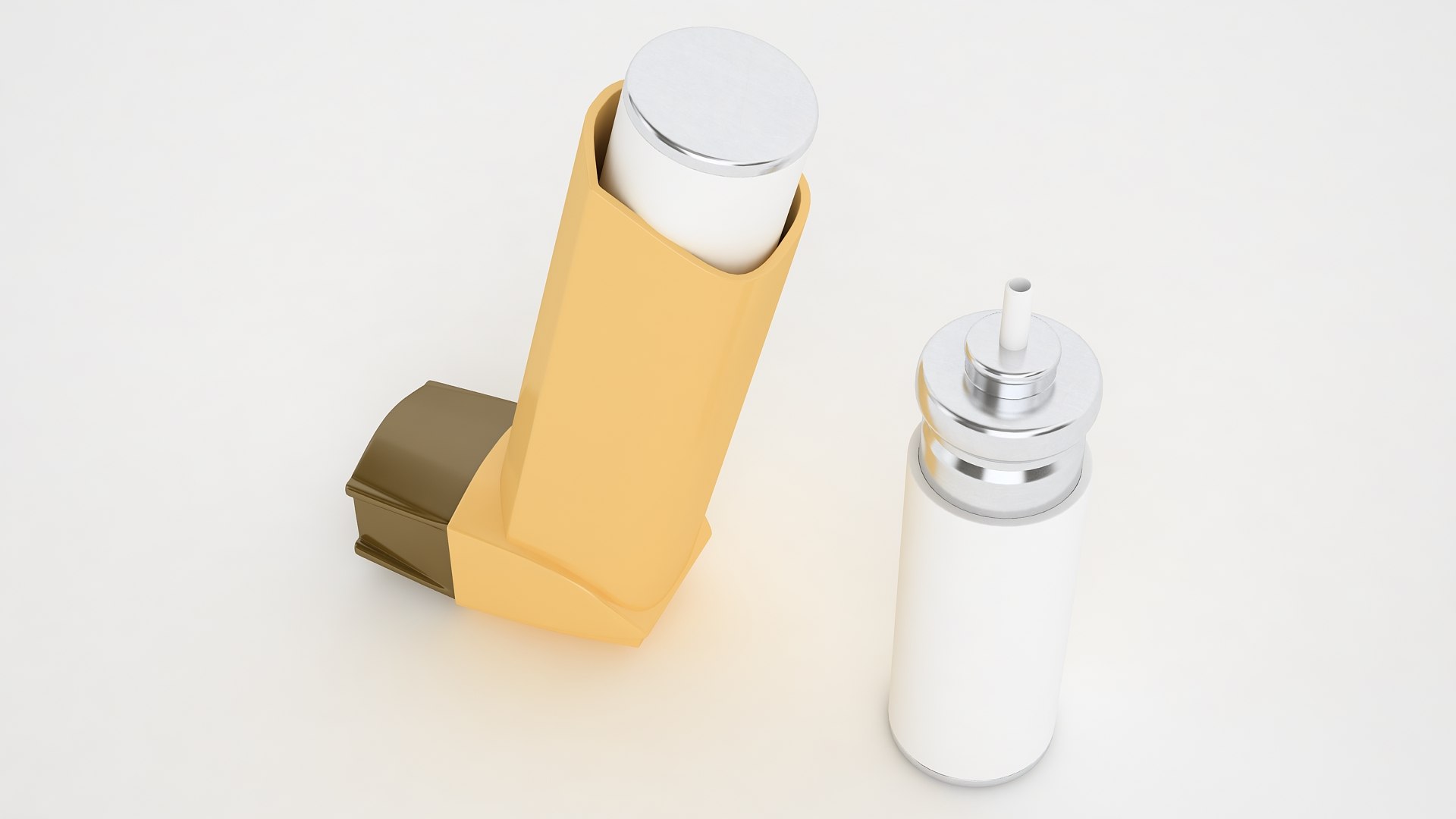3D Model Asthma Inhalers - TurboSquid 1634142