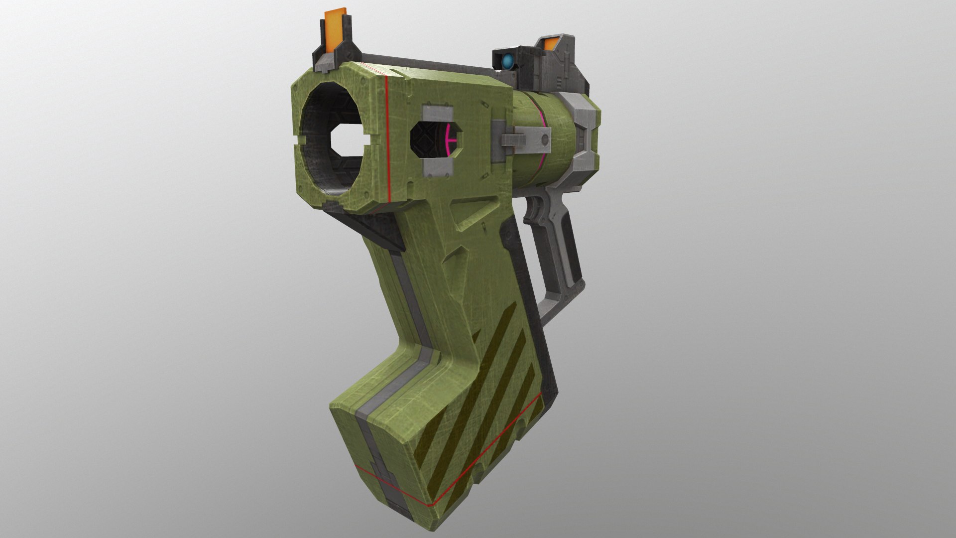 Trap Gun Level 2 3D - TurboSquid 2186850
