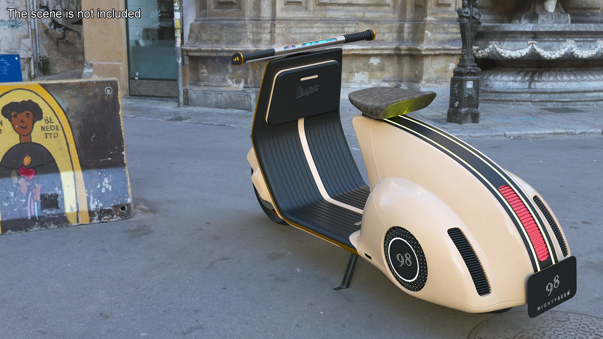 3D Modern Beige Electric Scooter Vespa 98 Parked Lights On https://p.turbosquid.com/ts-thumb/oF/aiJvK8/If/modern_beige_electric_scooter_vespa_98_parked_lights_on_006/jpg/1714763305/1920x1080/fit_q87/fd3d0584b7c9bf68c9e2f4a73877e000c12cf171/modern_beige_electric_scooter_vespa_98_parked_lights_on_006.jpg