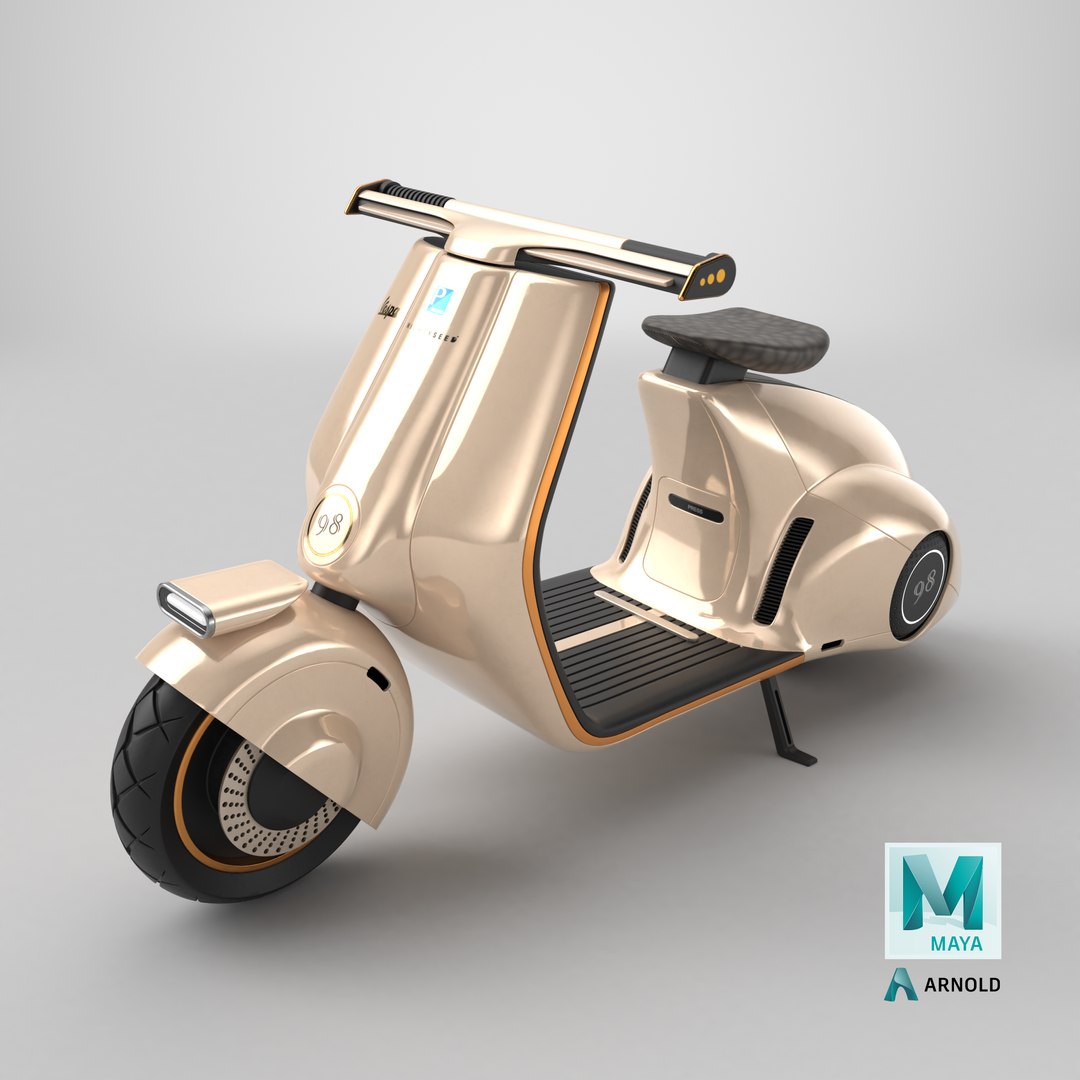 3D Modern Beige Electric Scooter Vespa 98 Parked Lights On https://p.turbosquid.com/ts-thumb/oF/aiJvK8/uh/stemcell_maya_arnold_render/png/1717506578/1920x1080/fit_q87/132f14612430961fe744db45cc4c6728add68303/stemcell_maya_arnold_render.jpg