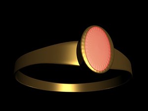 free ring close 3d model