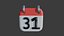 icono de calendario 31
