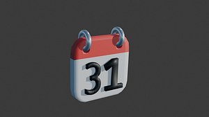 3D calender icon 31
