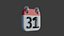 icono de calendario 31