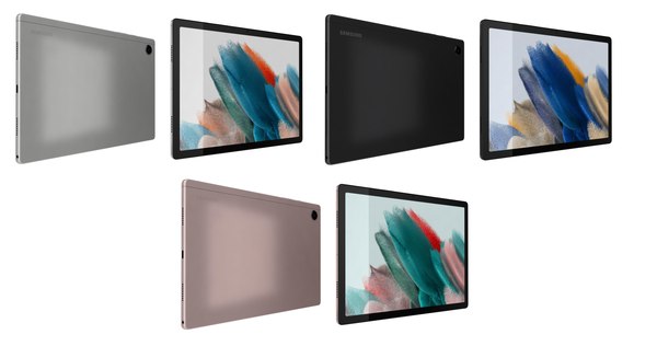 3D Samsung Galaxy Tab A8 All Colors model
